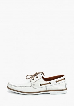 Топсайдеры, Alessio Nesca, цвет: белый. Артикул: MP002XM1Q0IY. Обувь / Мокасины и топсайдеры