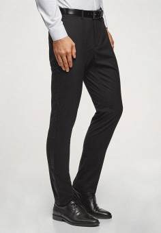 Брюки, oodji, цвет: черный. Артикул: MP002XM1Q1P8. oodji