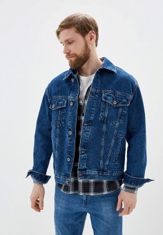 Куртка джинсовая, Dairos, цвет: синий. Артикул: MP002XM1RMHP. Одежда / Верхняя одежда / Джинсовые куртки
