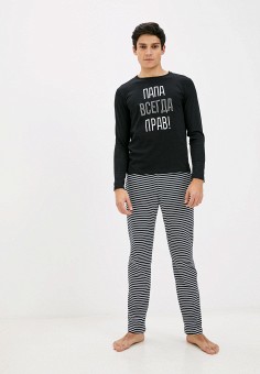 Костюм домашний, Mark Formelle, цвет: черный. Артикул: MP002XM1ZNS6. Одежда / Домашняя одежда / Комплекты