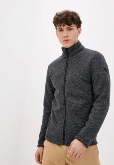 Кардиган, Outventure, цвет: серый. Артикул: MP002XM1ZPU3. Спорт / Трекинг и туризм / Футболки и рубашки