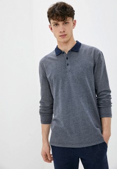 Поло, Finn Flare, цвет: синий. Артикул: MP002XM1ZRQ4. Одежда / Футболки и поло / Поло