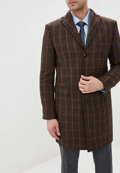 Пальто, Bazioni, цвет: коричневый. Артикул: MP002XM243HR. Одежда / Верхняя одежда / Пальто