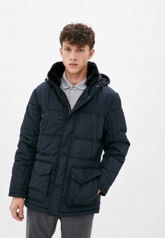 Куртка утепленная, Henderson, цвет: синий. Артикул: MP002XM24WKS. Одежда / Верхняя одежда / Пуховики и зимние куртки / Зимние куртки