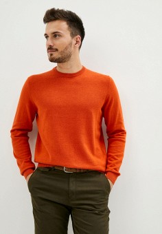 Джемпер, Henderson, цвет: оранжевый. Артикул: MP002XM24X90. Одежда / Джемперы, свитеры и кардиганы / Джемперы и пуловеры