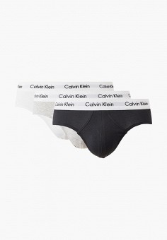 Трусы 3 шт., Calvin Klein Underwear, цвет: белый, серый, черный. Артикул: MP002XM2517O. Calvin Klein Underwear