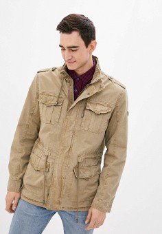 Куртка, Vizani, цвет: бежевый. Артикул: MP002XM2529Z. Одежда / Верхняя одежда / Легкие куртки и ветровки