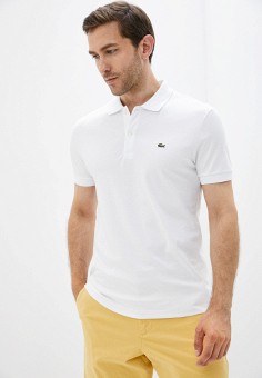 polo lacoste blanc