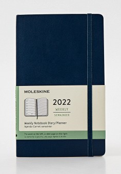 Еженедельник, Moleskine, цвет: синий. Артикул: MP002XU04QFE. Premium / Аксессуары / Канцелярские товары / Ежедневники