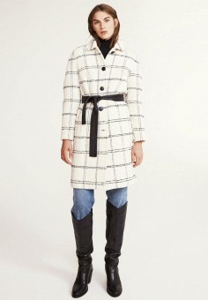 Пальто, Claudie Pierlot, цвет: бежевый. Артикул: MP002XW003FB. Premium / Одежда / Claudie Pierlot