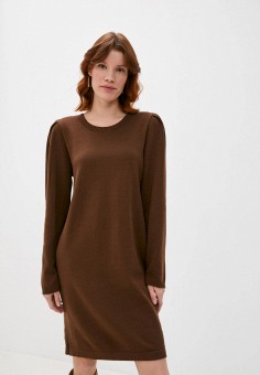 Платье, Jenidas, цвет: коричневый. Артикул: MP002XW02E1I. Одежда / Платья и сарафаны / Платья-свитеры