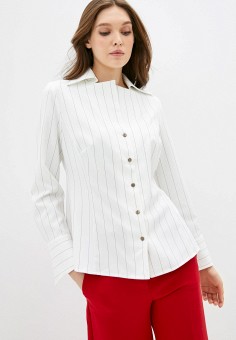 Блуза, Vera Moni, цвет: белый. Артикул: MP002XW02KMG. Одежда / Блузы и рубашки / Блузы / Vera Moni