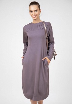 Платье, Grey Cat, цвет: фиолетовый. Артикул: MP002XW02NQF. Одежда / Платья и сарафаны / Повседневные платья / Grey Cat