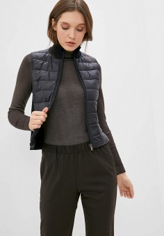 Жилет утепленный, Falconeri, цвет: черный. Артикул: MP002XW02S74. Одежда / Верхняя одежда / Жилеты