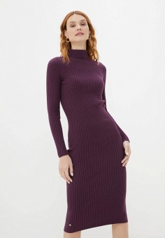 Платье, Odalia, цвет: фиолетовый. Артикул: MP002XW02ZSA. Одежда / Платья и сарафаны / Платья-свитеры