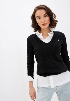 Пуловер, Polo Ralph Lauren, цвет: черный. Артикул: MP002XW036EQ. Polo Ralph Lauren