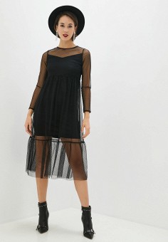 Платье, Zarina, цвет: черный. Артикул: MP002XW038IH. Одежда / Платья и сарафаны / Вечерние платья