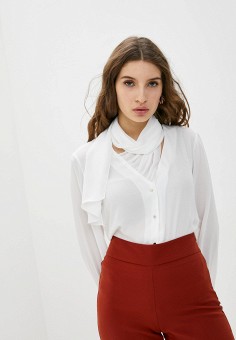 Блуза, Mondigo, цвет: белый. Артикул: MP002XW03IQN. Одежда / Блузы и рубашки / Блузы / Mondigo