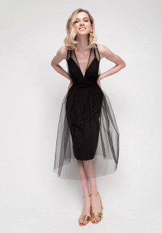 Платье, Fors, цвет: черный. Артикул: MP002XW03L4I. Одежда / Платья и сарафаны