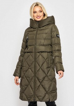 Куртка утепленная, Clasna, цвет: хаки. Артикул: MP002XW03P6C. Clasna