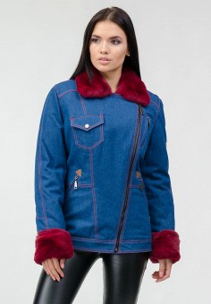 Куртка джинсовая, Raslov, цвет: синий. Артикул: MP002XW040IW. Raslov