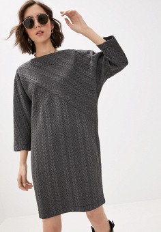 Платье, Strogayliniya, цвет: серый. Артикул: MP002XW041HJ. Одежда / Платья и сарафаны