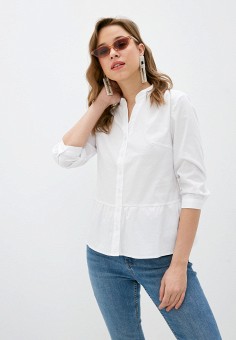 Блуза, Mironi, цвет: белый. Артикул: MP002XW0447K. Одежда / Блузы и рубашки / Блузы / Mironi