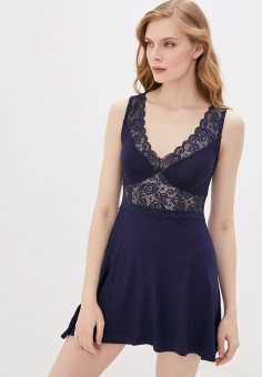 Сорочка ночная, Miata, цвет: синий. Артикул: MP002XW04692. Одежда / Домашняя одежда / Ночные сорочки