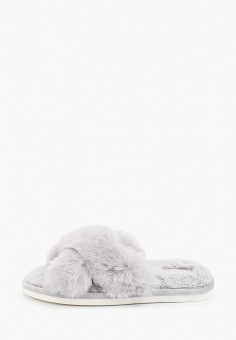 Тапочки, Smile of Milady, цвет: серый. Артикул: MP002XW048PU. Обувь / Домашняя обувь