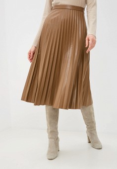 Юбка, Vilatte, цвет: коричневый. Артикул: MP002XW048QS. Одежда / Юбки