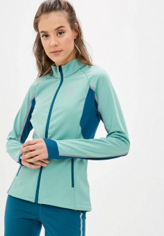 Куртка, Odlo, цвет: бирюзовый. Артикул: MP002XW048Z4. Спорт