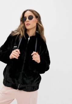 Шуба, Ellesse, цвет: черный. Артикул: MP002XW04A5B. Одежда / Верхняя одежда / Шубы и дубленки