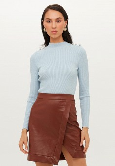 Джемпер, Love Republic, цвет: голубой. Артикул: MP002XW04DL7. Одежда / Джемперы, свитеры и кардиганы / Джемперы и пуловеры / Джемперы