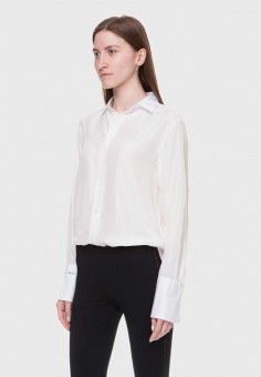 Блуза, Polo Ralph Lauren, цвет: белый. Артикул: MP002XW04H3Q. Одежда / Блузы и рубашки / Блузы / Блузы с длинным рукавом