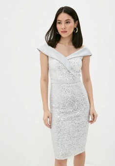 Платье, Milomoor, цвет: серебряный. Артикул: MP002XW04N93. Одежда / Платья и сарафаны
