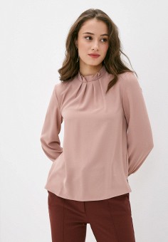 Блуза, AM One, цвет: розовый. Артикул: MP002XW04OYI. Одежда / Блузы и рубашки / Блузы / AM One