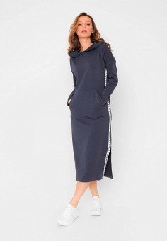 Платье, Bornsoon, цвет: серый. Артикул: MP002XW04PVI. Одежда / Одежда для беременных