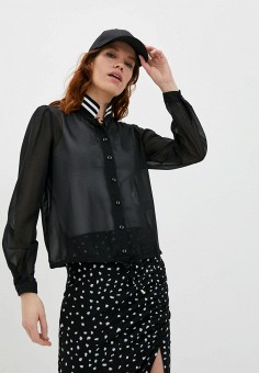 Блуза, Mironi, цвет: черный. Артикул: MP002XW04UEC. Одежда / Блузы и рубашки / Блузы / Mironi