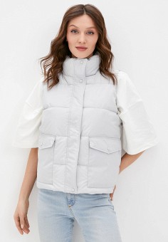 Жилет утепленный, Leotex, цвет: серый. Артикул: MP002XW05063. Одежда / Верхняя одежда / Жилеты