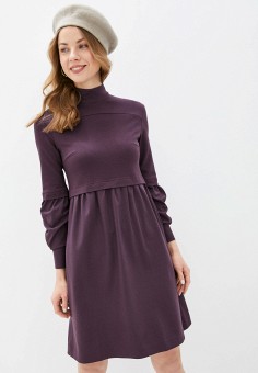 Платье, Энсо, цвет: фиолетовый. Артикул: MP002XW051UK. Одежда / Одежда больших размеров / Энсо