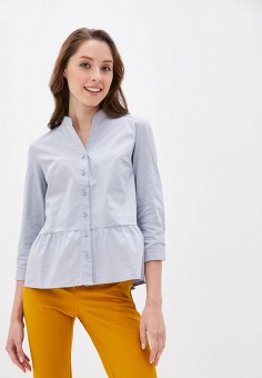 Блуза, Mironi, цвет: серый. Артикул: MP002XW057IJ. Одежда / Блузы и рубашки / Блузы / Mironi