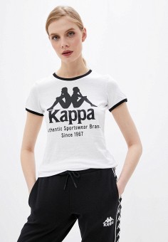Футболка, Kappa, цвет: белый. Артикул: MP002XW05AC7. Одежда / Футболки и поло / Kappa