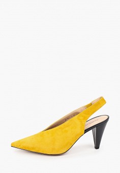 Туфли, Pazolini, цвет: желтый. Артикул: MP002XW05FQA. Обувь / Туфли / Туфли с открытой пяткой / Pazolini