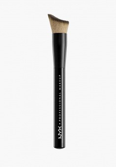 Кисть для лица, Nyx Professional Makeup, цвет: черный. Артикул: MP002XW05KB9. Nyx Professional Makeup