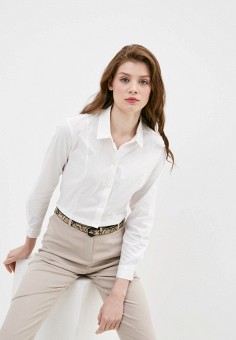 Рубашка, Delia, цвет: белый. Артикул: MP002XW05OV6. Одежда / Блузы и рубашки / Рубашки