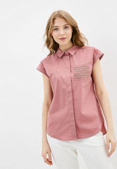 Рубашка, Baon, цвет: розовый. Артикул: MP002XW05SU5. Одежда / Блузы и рубашки / Рубашки / Baon