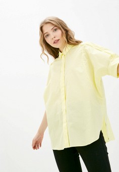 Рубашка, Baon, цвет: желтый. Артикул: MP002XW05SU9. Одежда / Блузы и рубашки / Рубашки / Baon