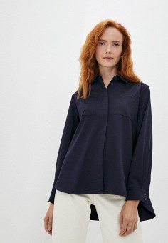 Блуза, Mironi, цвет: синий. Артикул: MP002XW060OE. Одежда / Блузы и рубашки / Блузы / Mironi