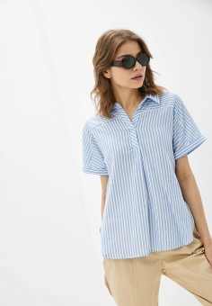 Рубашка, Baon, цвет: голубой. Артикул: MP002XW06GIC. Одежда / Блузы и рубашки / Рубашки / Baon