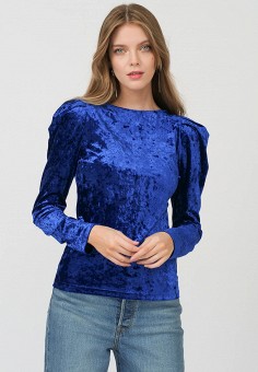 Блуза, Lussotico, цвет: синий. Артикул: MP002XW06H0V. Одежда / Блузы и рубашки / Блузы / Lussotico